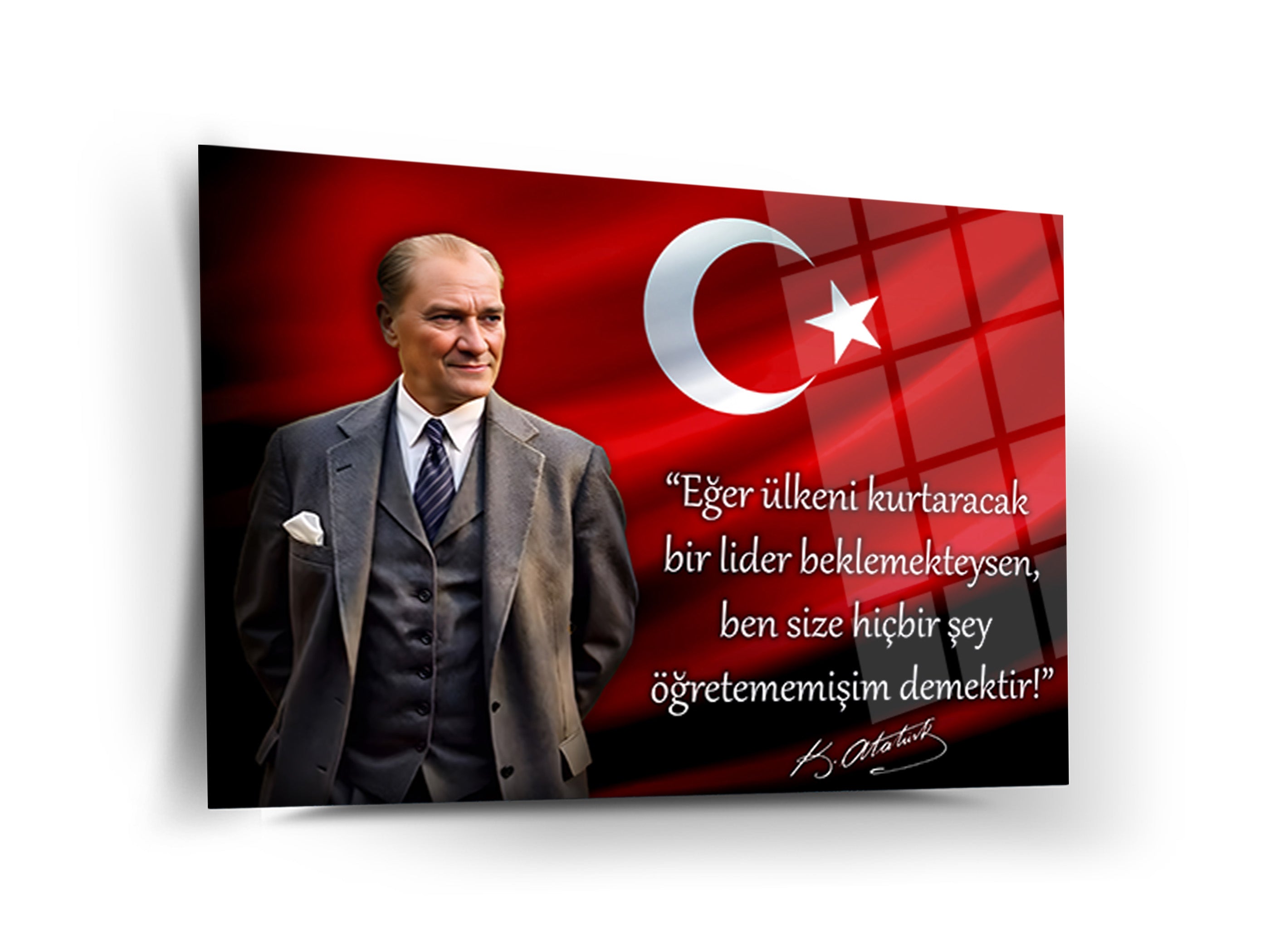 Atatürk Cam Tablo 233 – Glassart