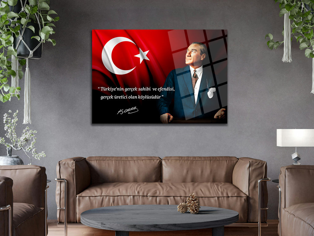 Atatürk Cam Tablo 142