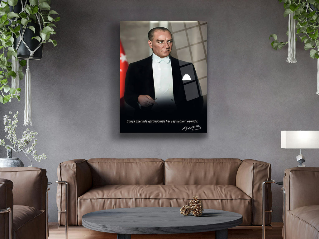 Atatürk Cam Tablo 143