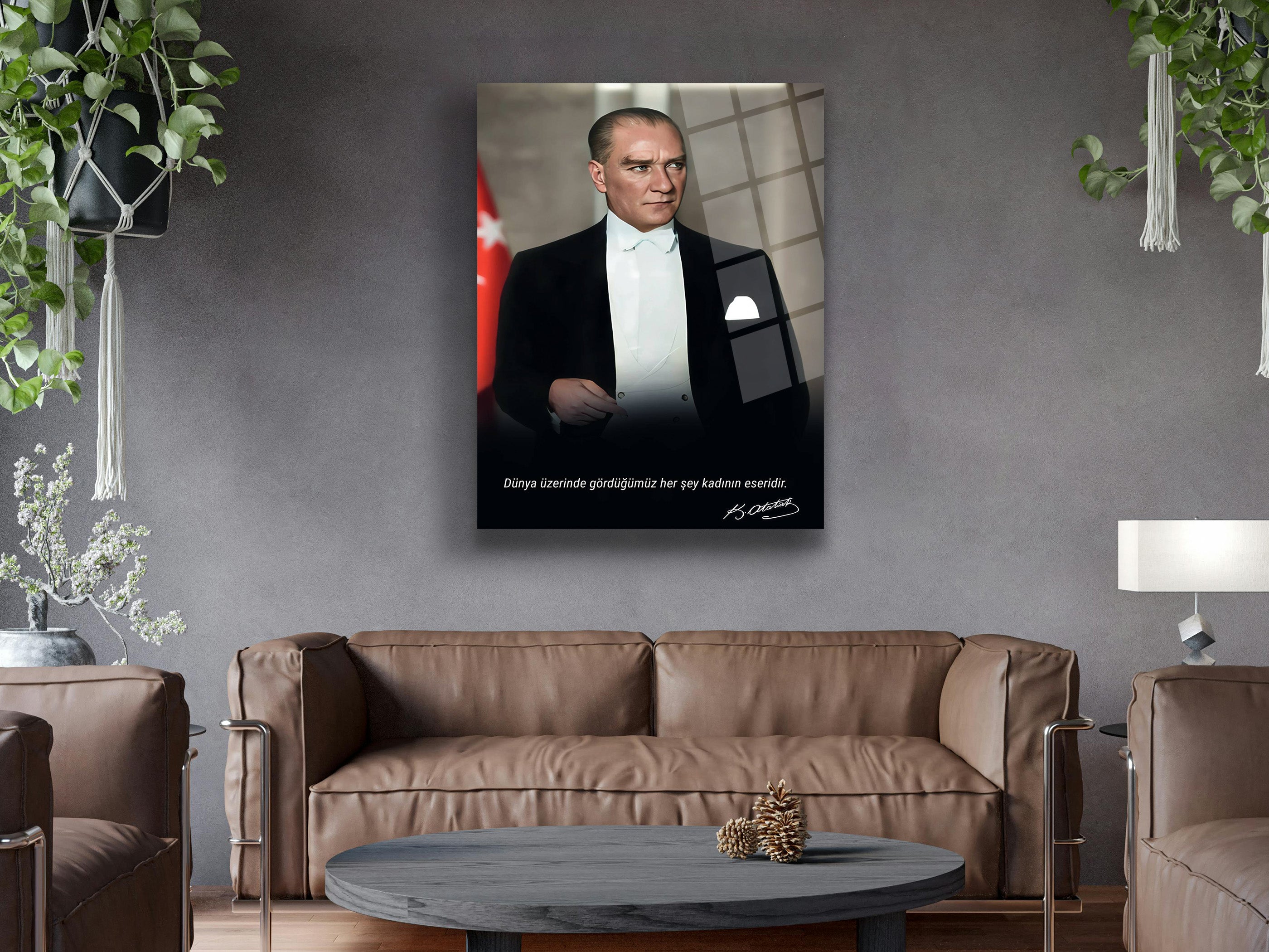 Atatürk Cam Tablo 143