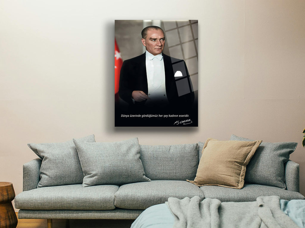 Atatürk Cam Tablo 143