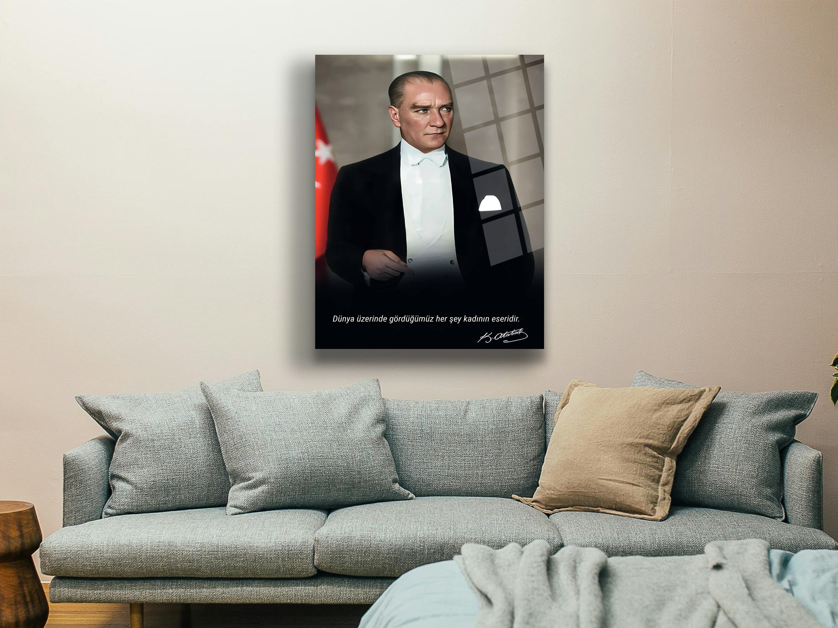 Atatürk Cam Tablo 143