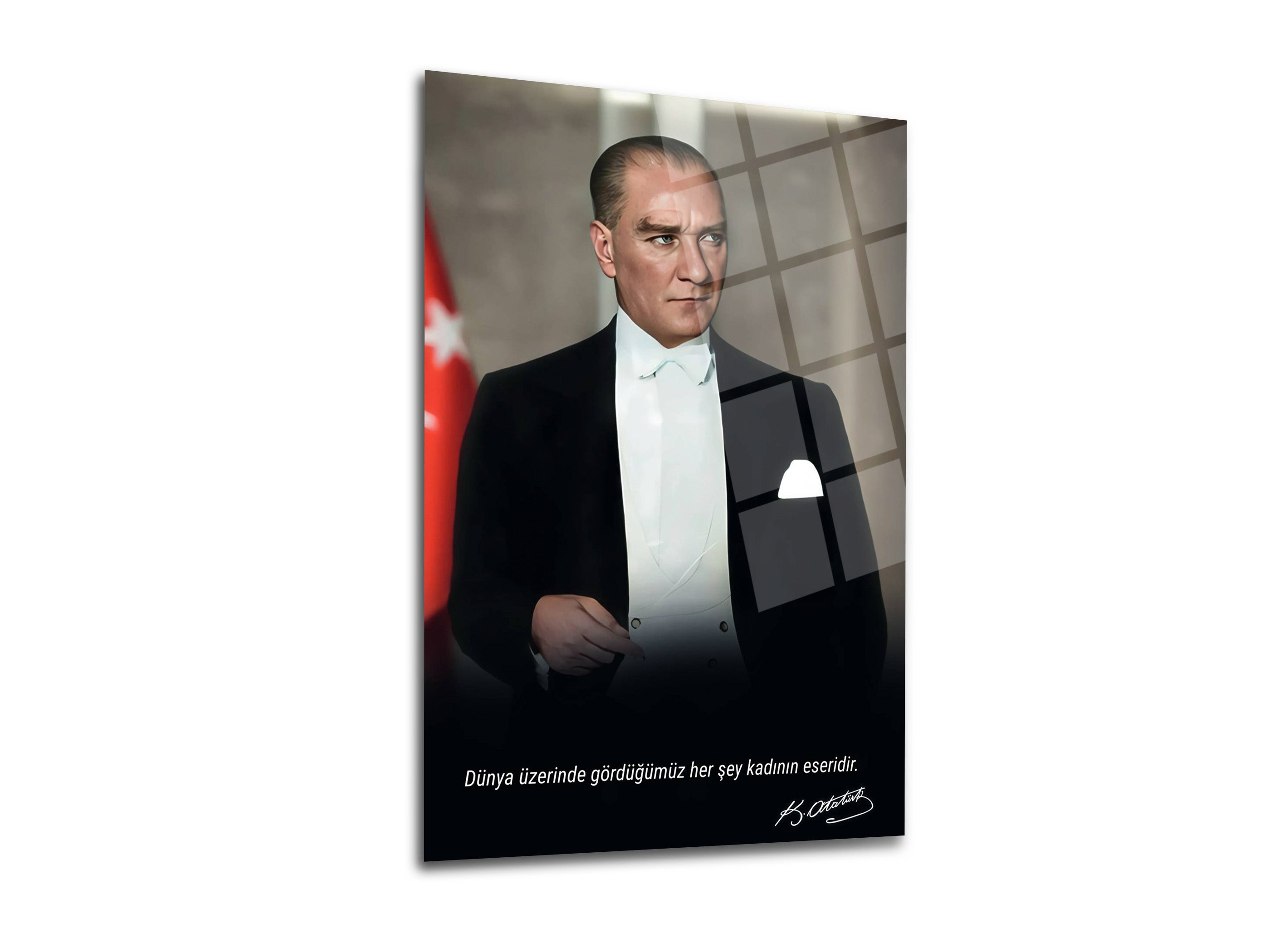 Atatürk Cam Tablo 143