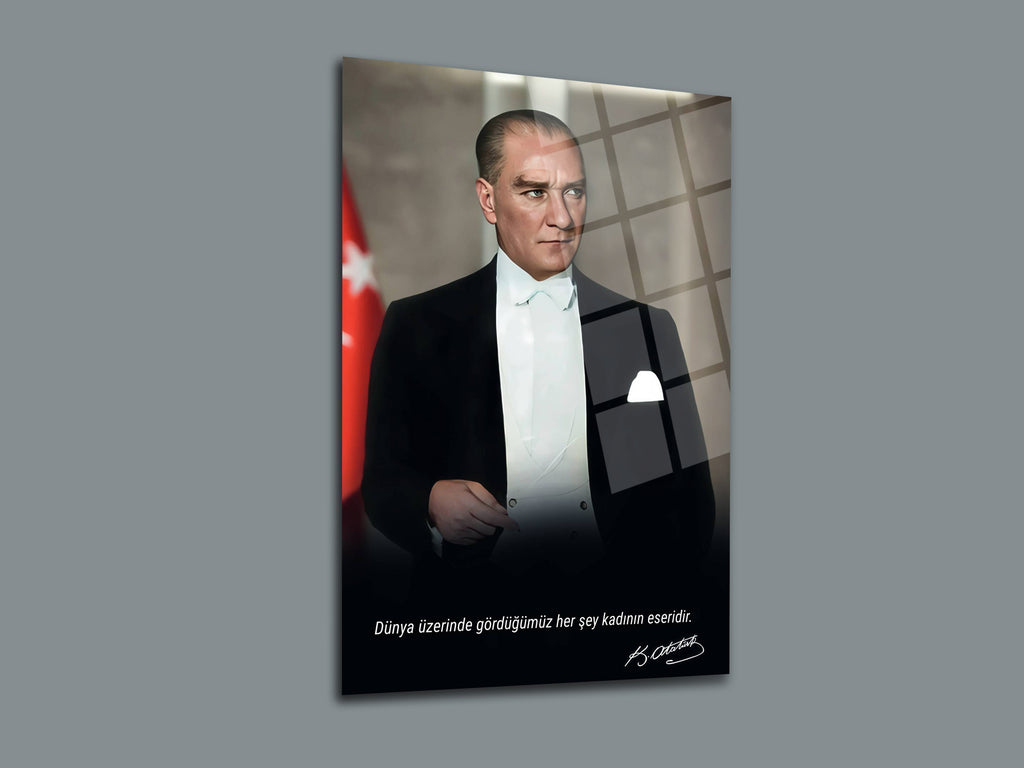 Atatürk Cam Tablo 143