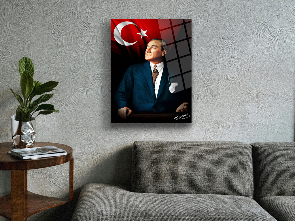 Atatürk Cam Tablo 156