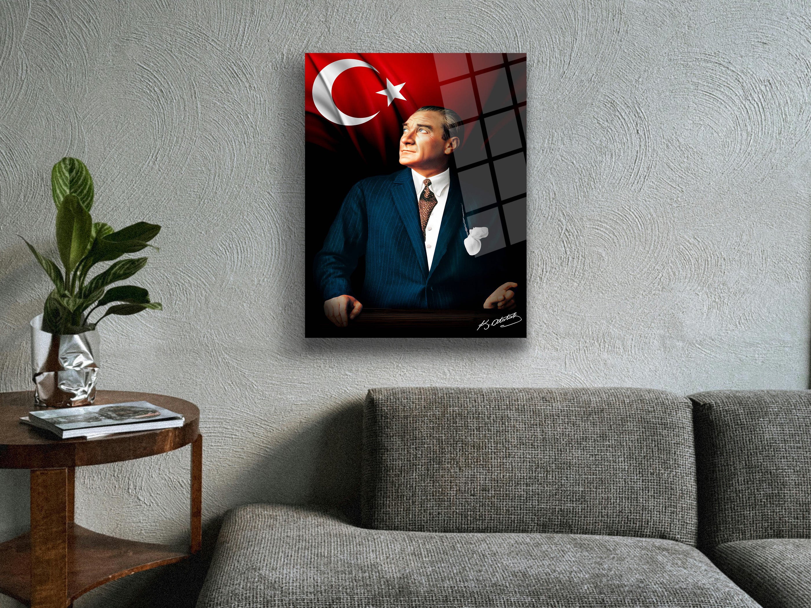 Atatürk Cam Tablo 156