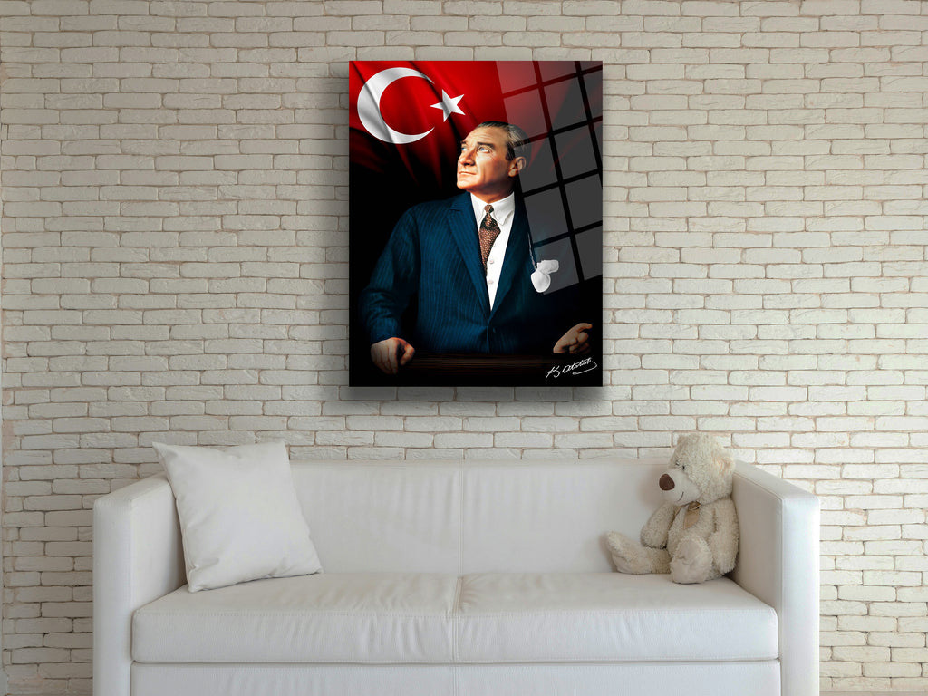 Atatürk Cam Tablo 156