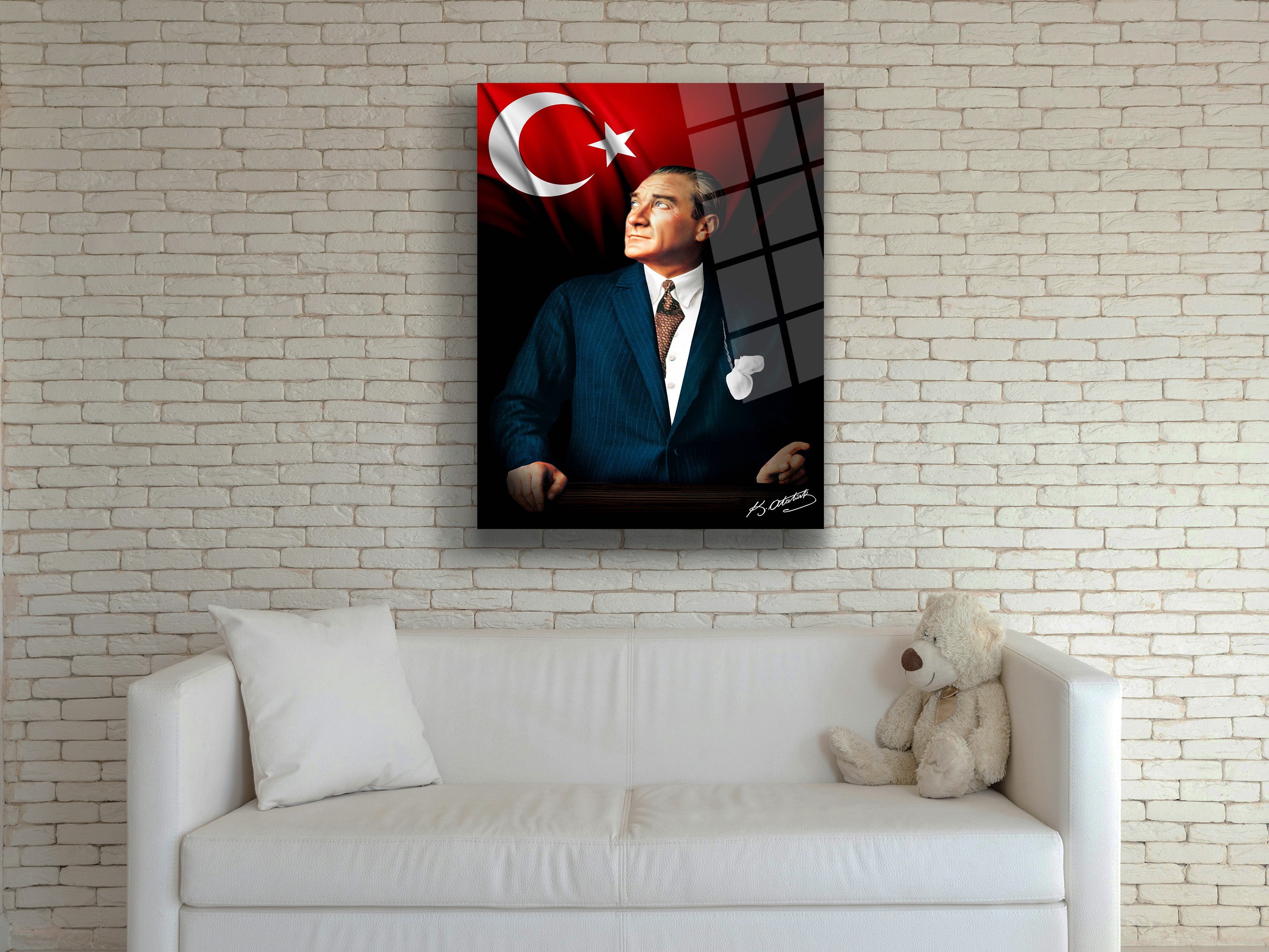 Atatürk Cam Tablo 156