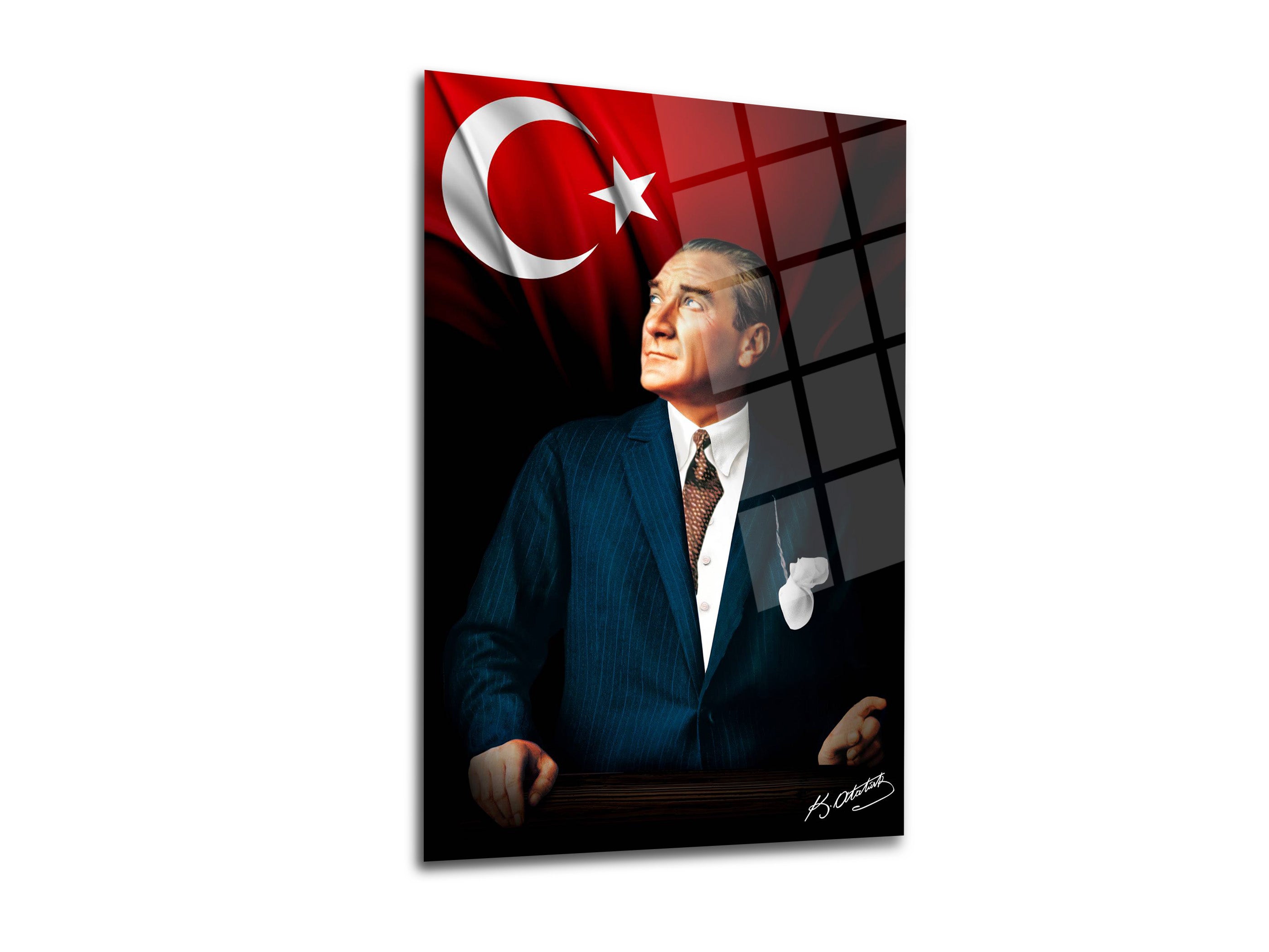 Atatürk Cam Tablo 156