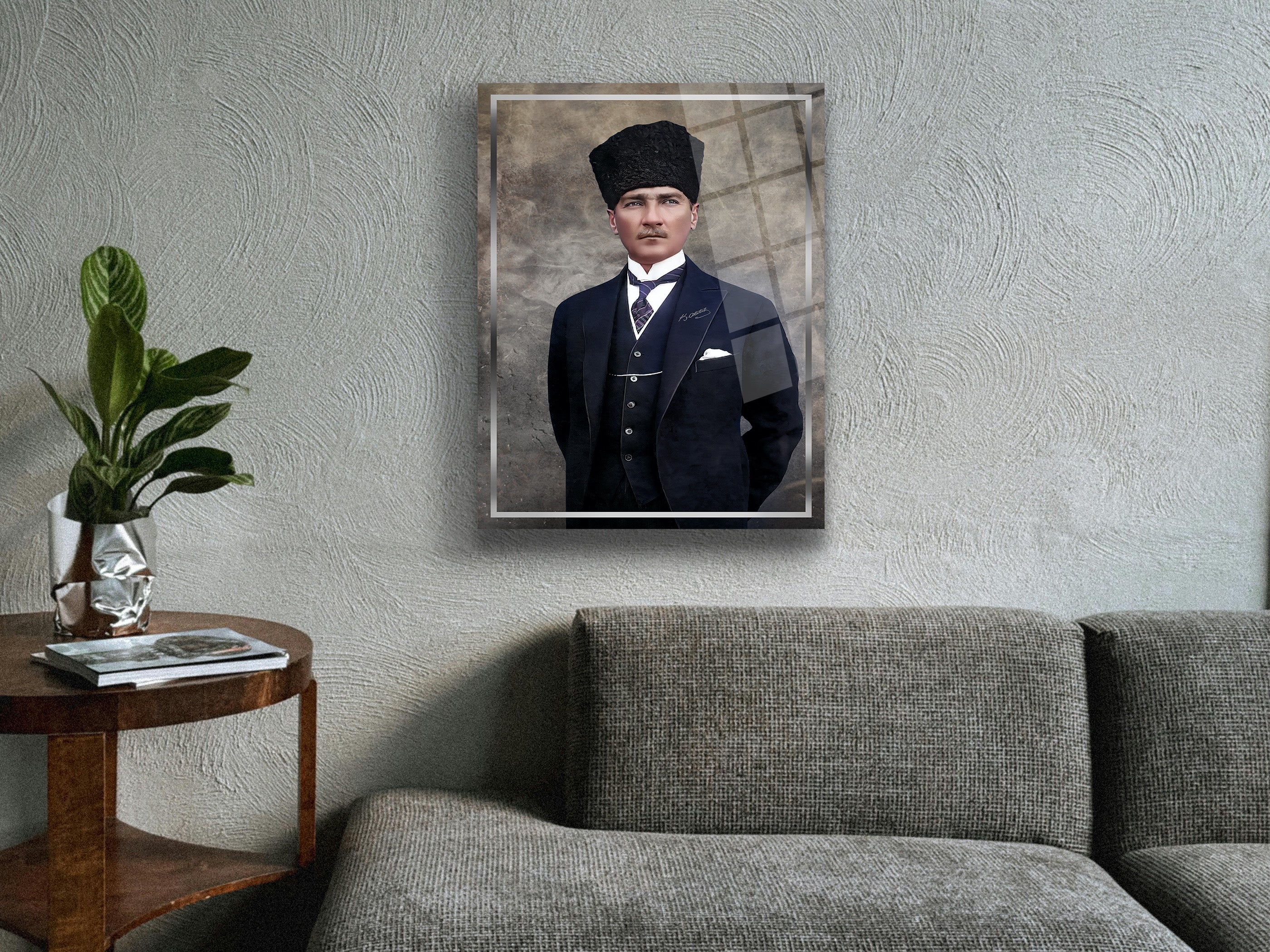 Atatürk Cam Tablo 145