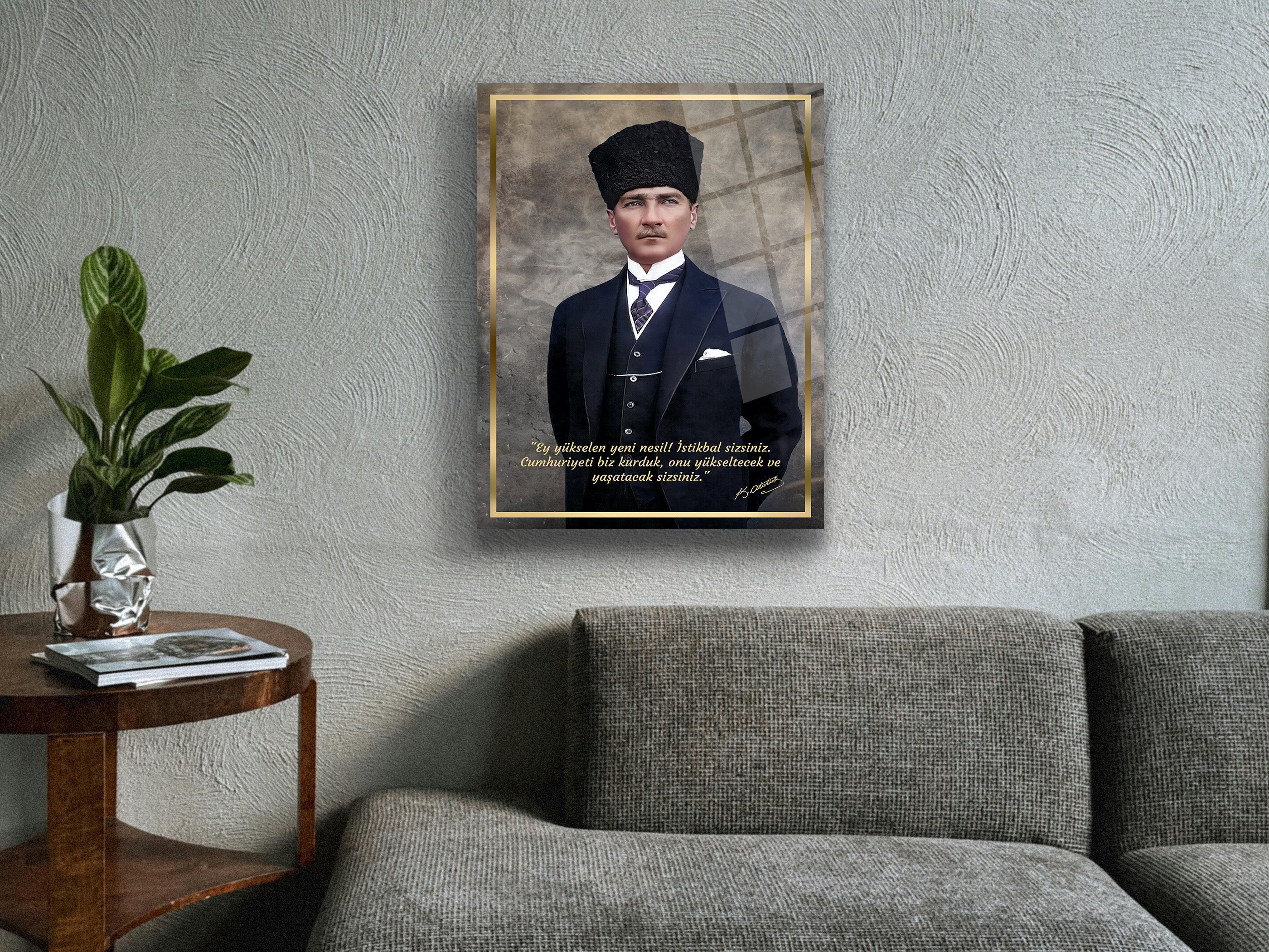 Atatürk Cam Tablo 146