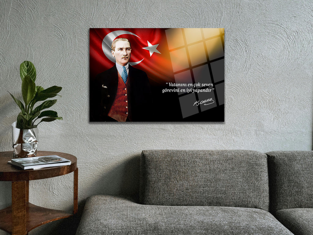 Atatürk Cam Tablo 148