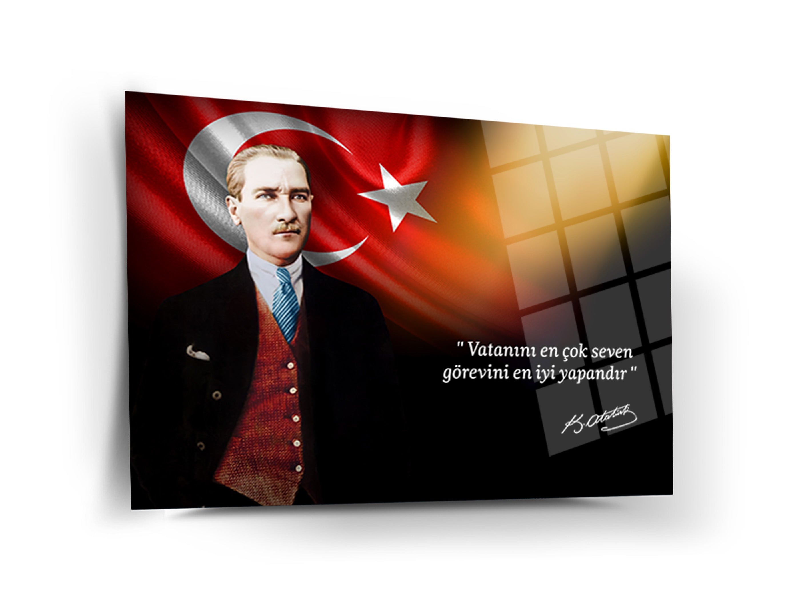 Atatürk Cam Tablo 148
