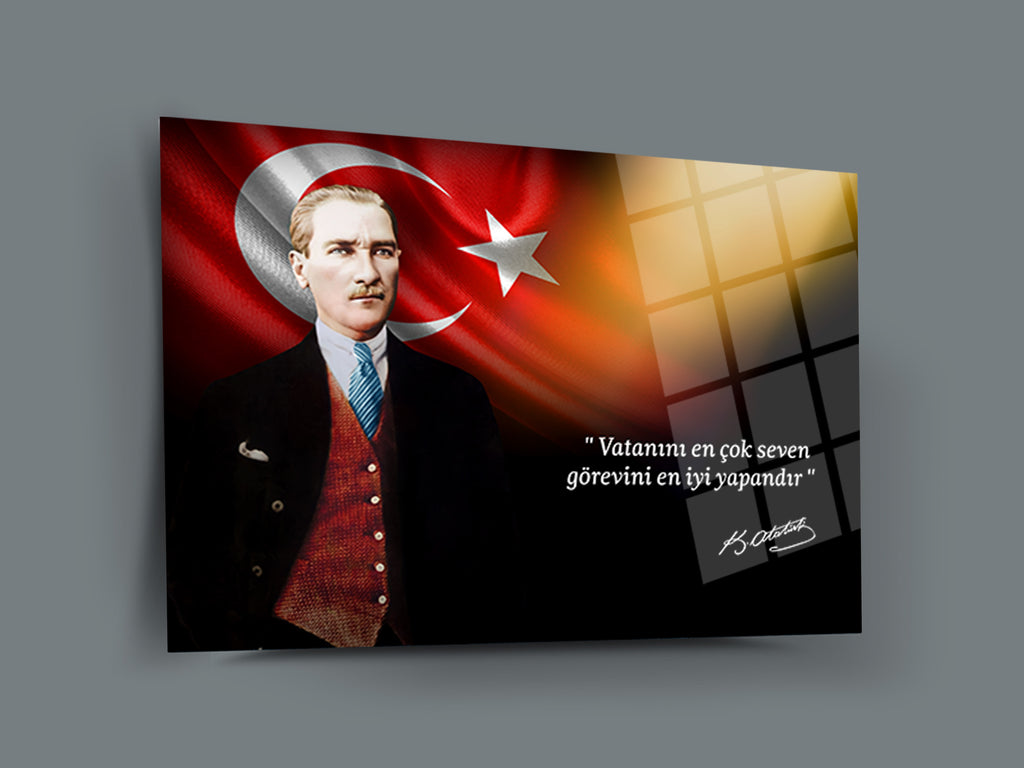 Atatürk Cam Tablo 148