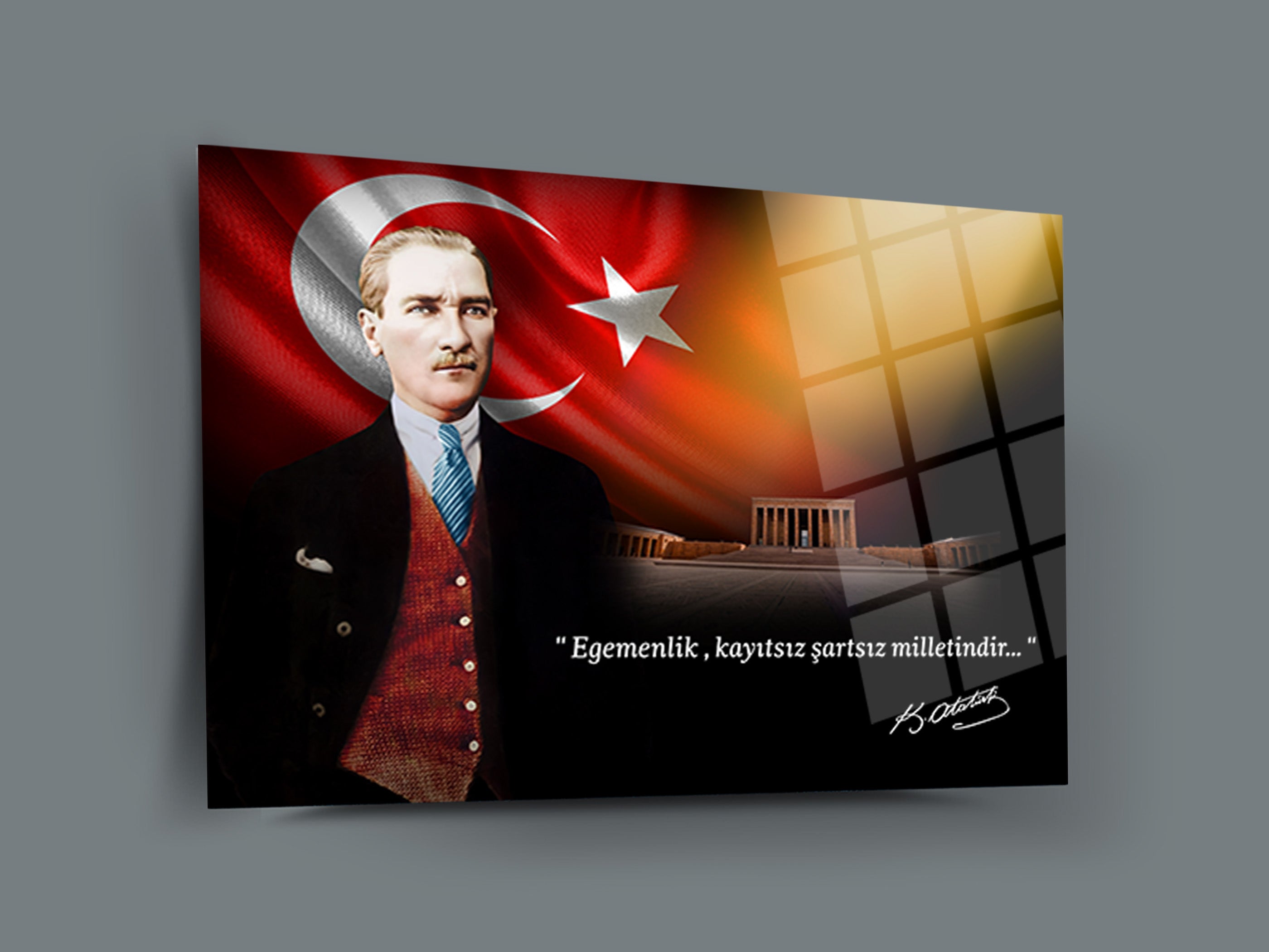 Atatürk Cam Tablo 149