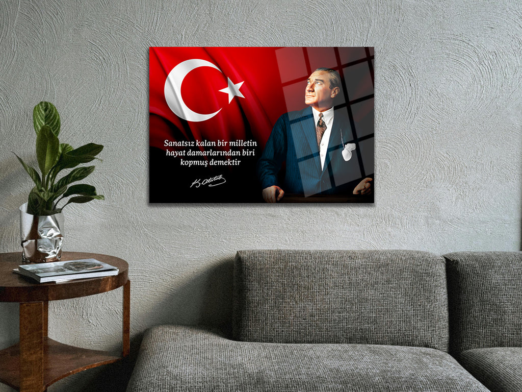 Atatürk Cam Tablo 152