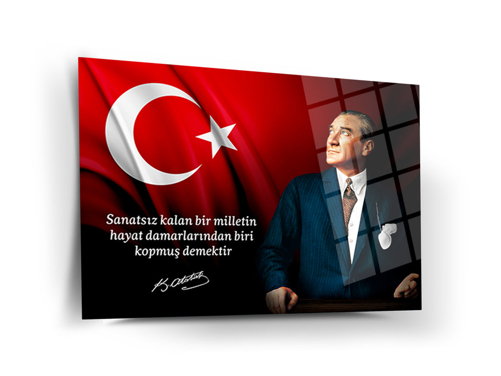 Atatürk Cam Tablo 152
