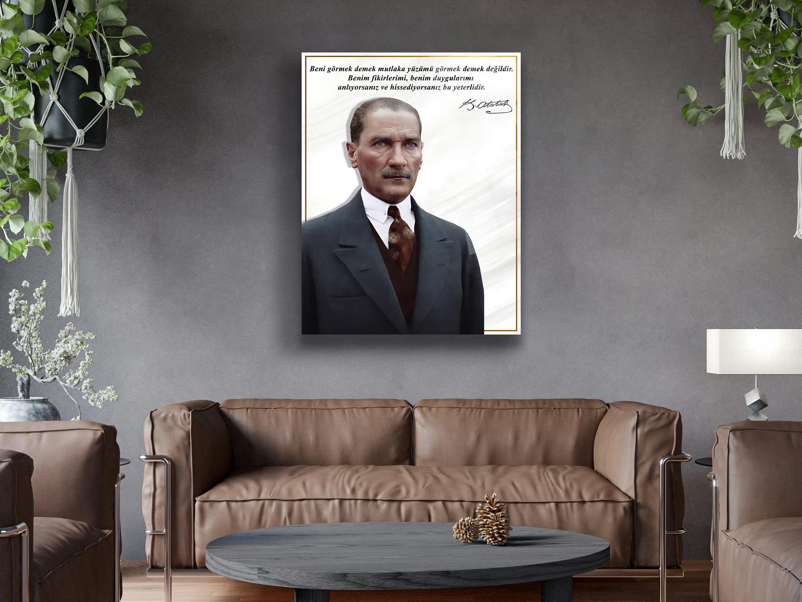 Atatürk Cam Tablo 191