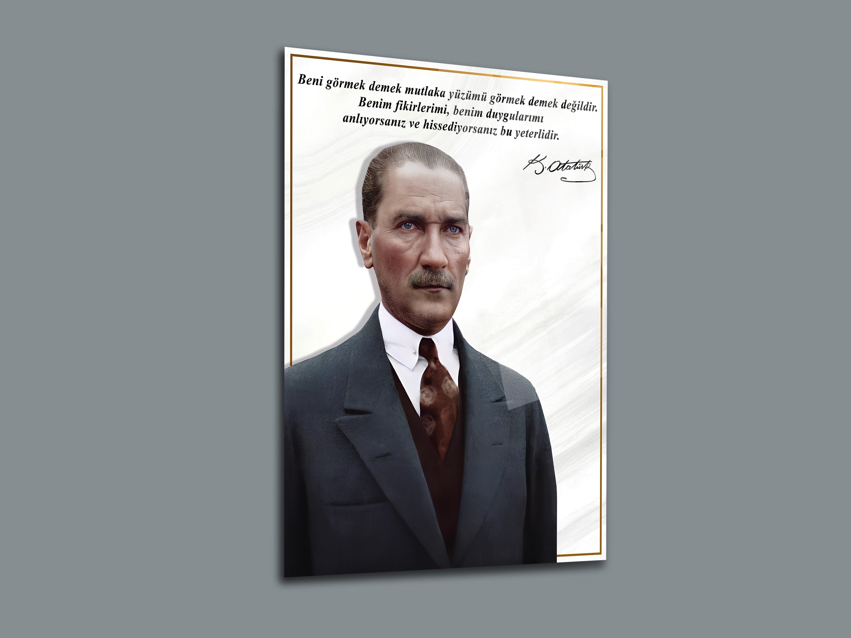 Atatürk Cam Tablo 191