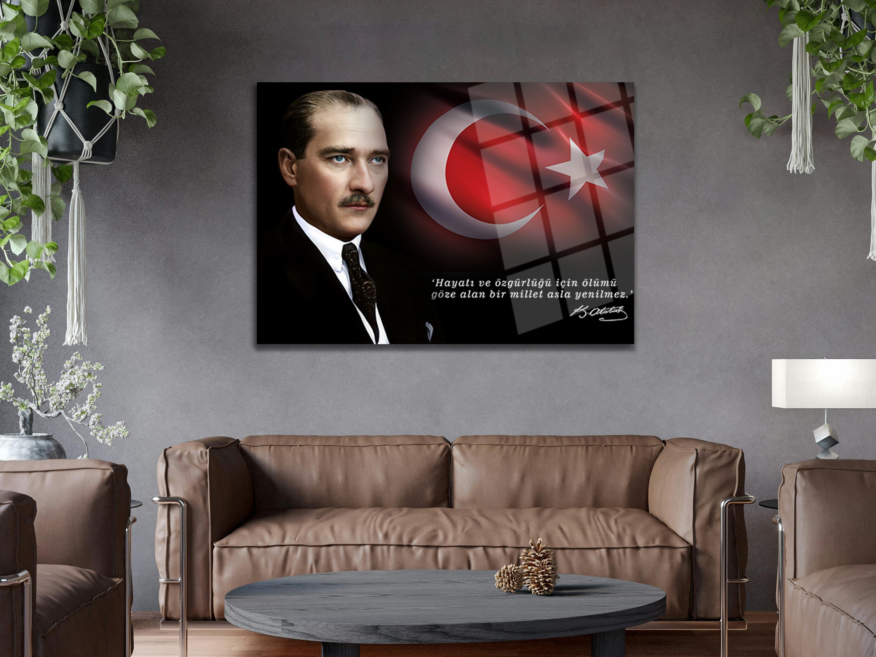 Atatürk Cam Tablo 211