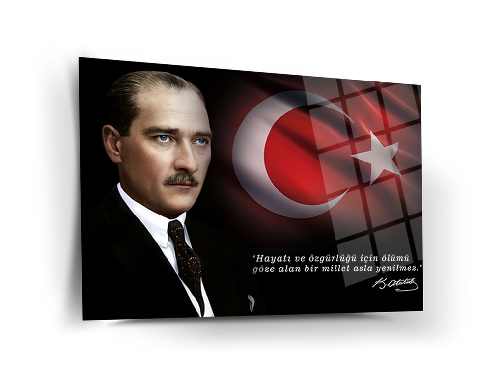 Atatürk Cam Tablo 211