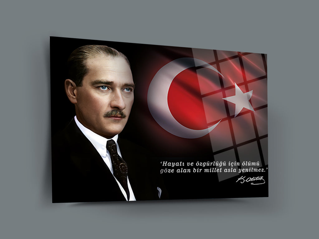 Atatürk Cam Tablo 211