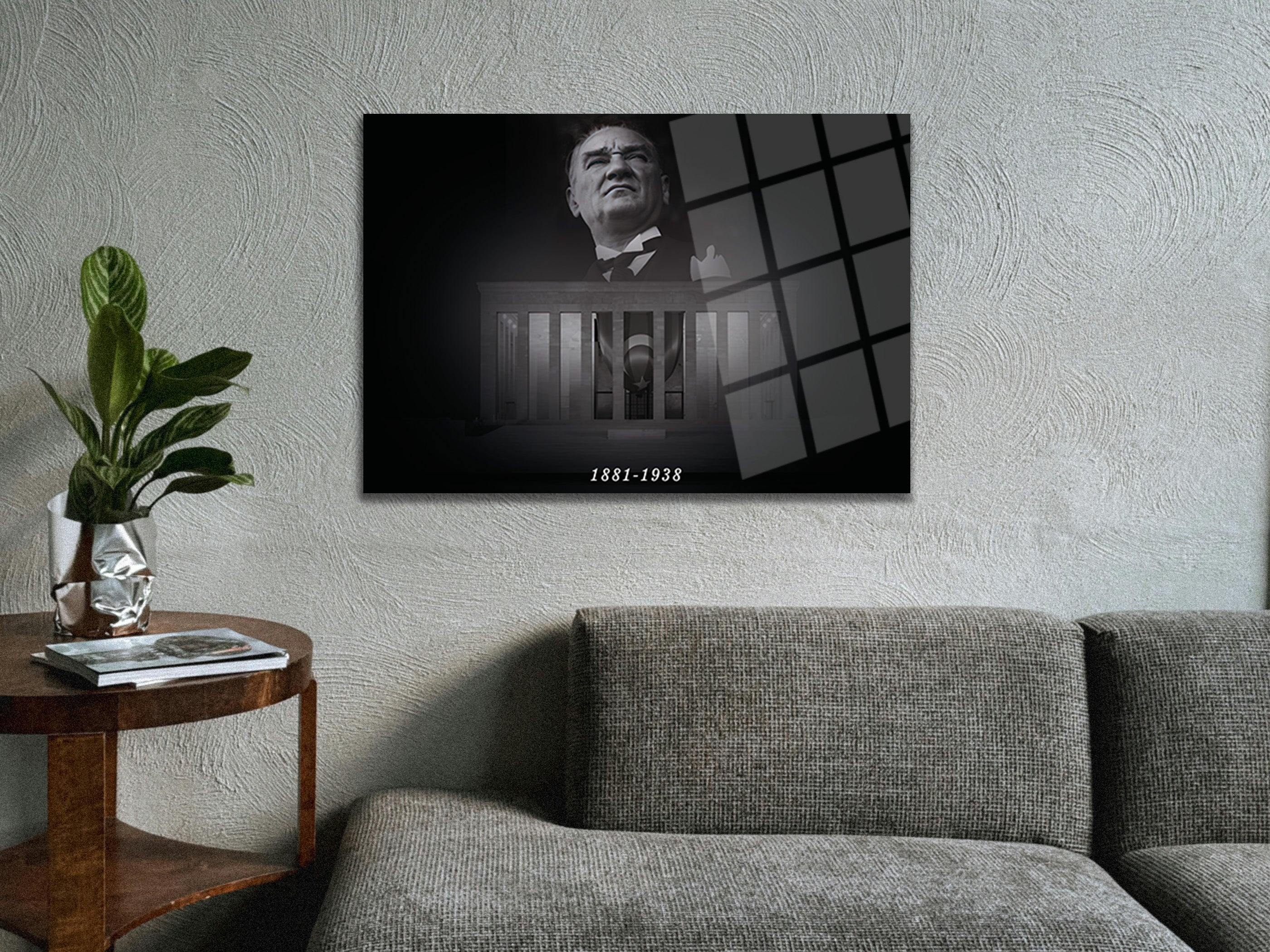Atatürk Cam Tablo 212