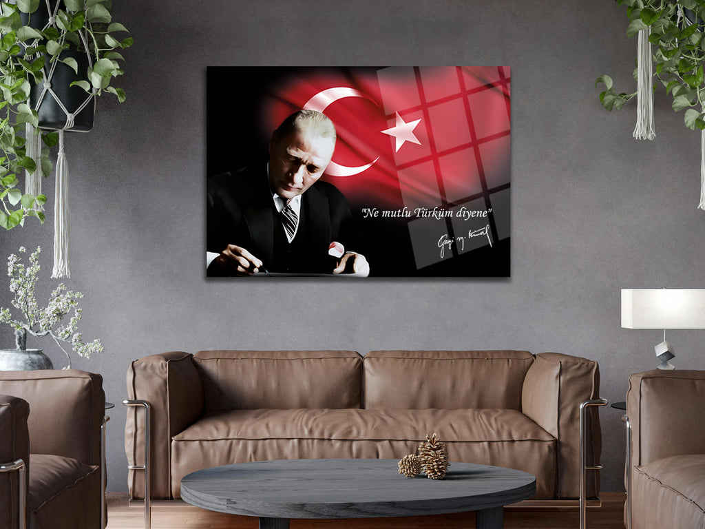 Atatürk Cam Tablo 213