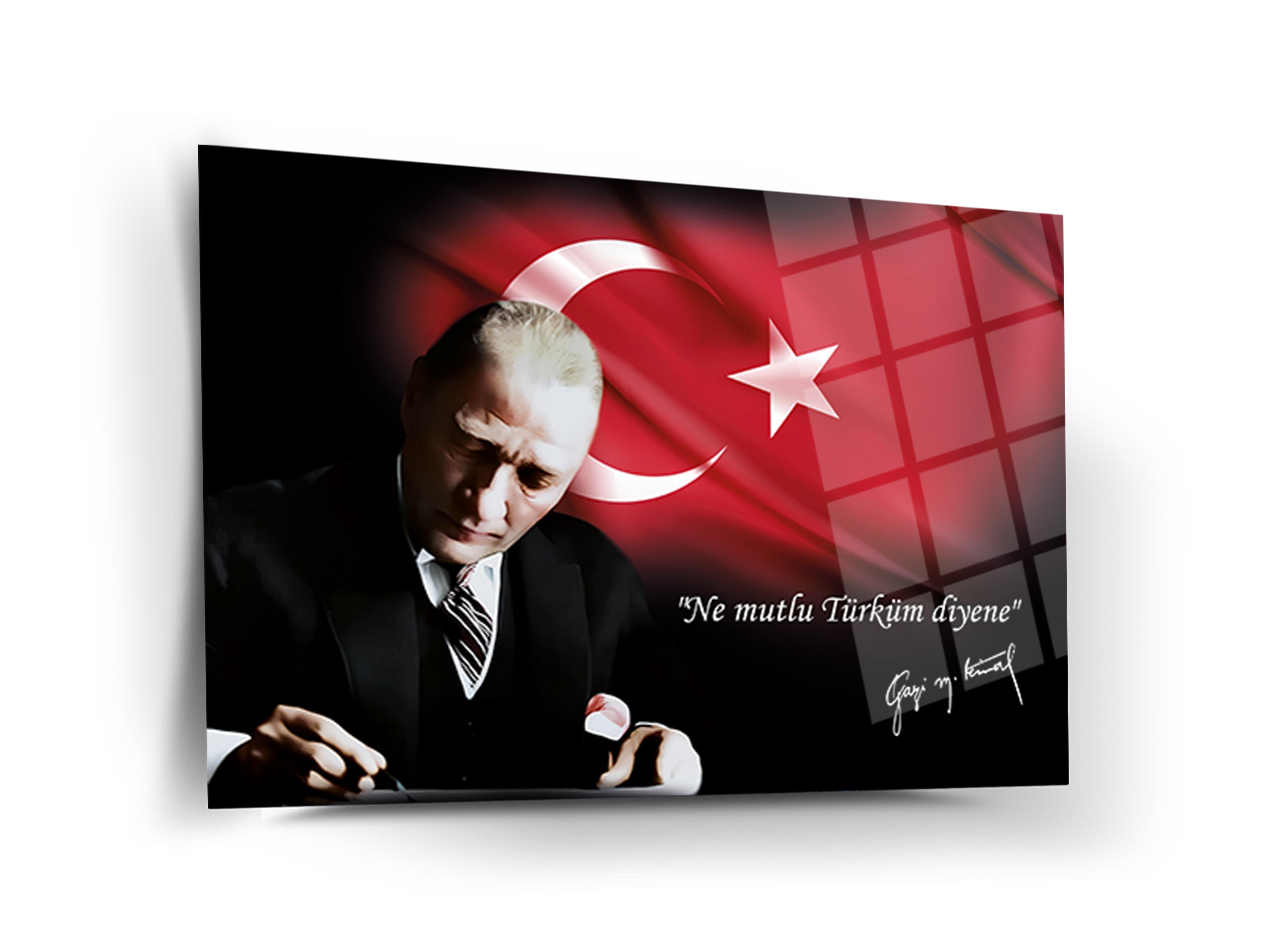 Atatürk Cam Tablo 213