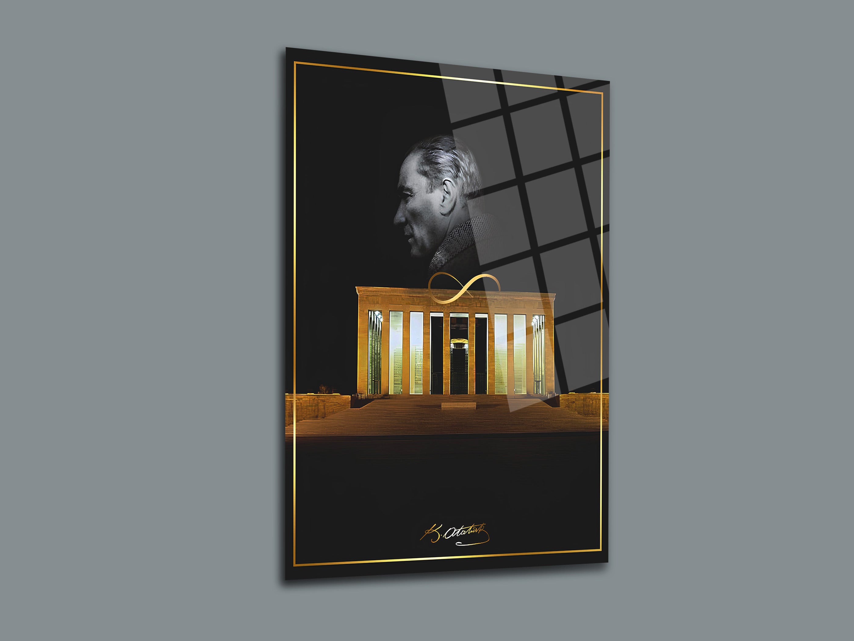 Atatürk Cam Tablo 196