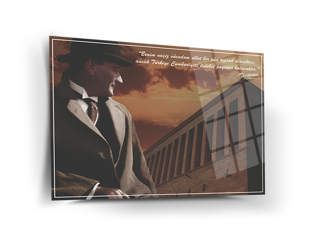 Atatürk Cam Tablo 214