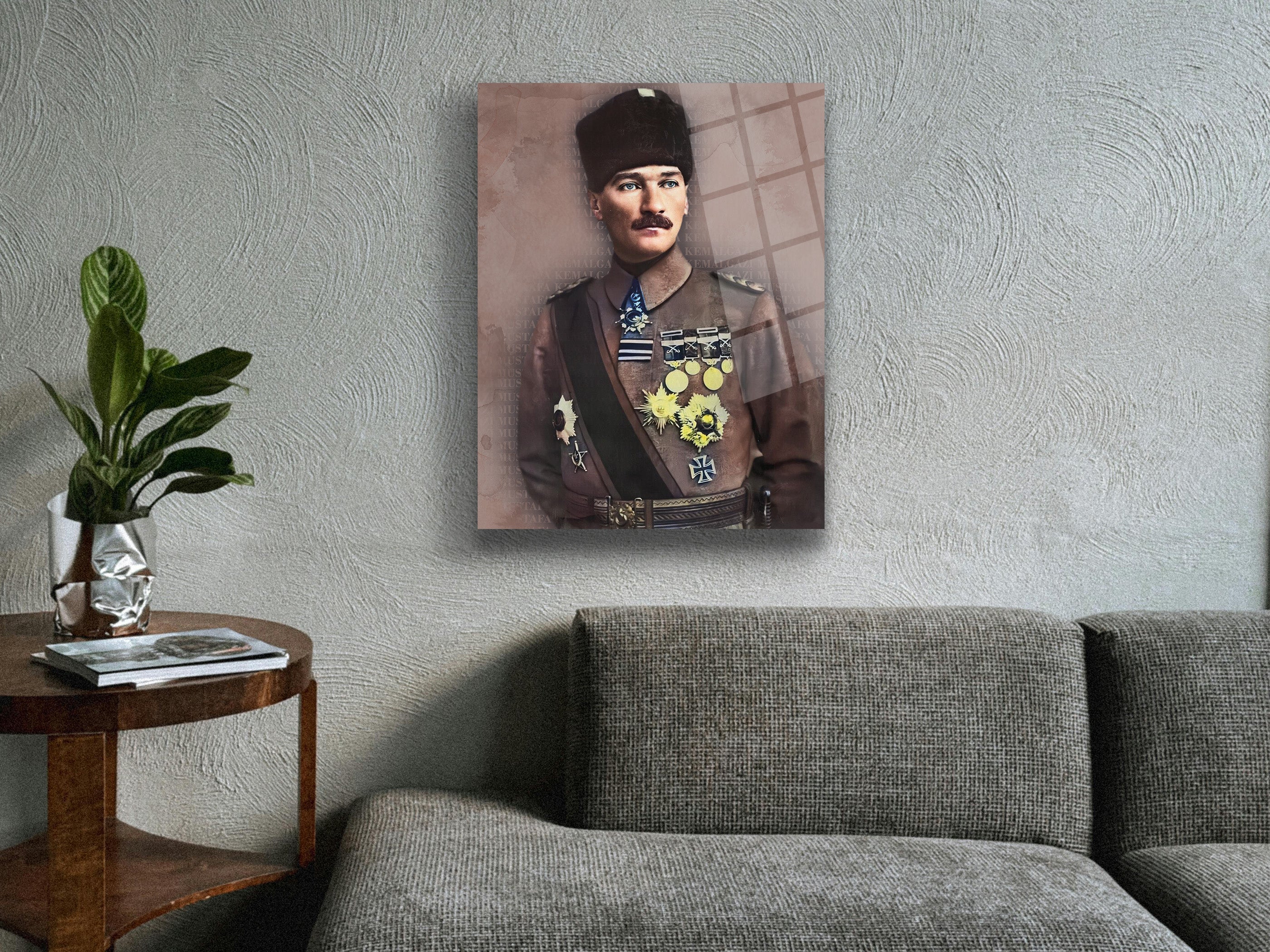 Atatürk Cam Tablo 5