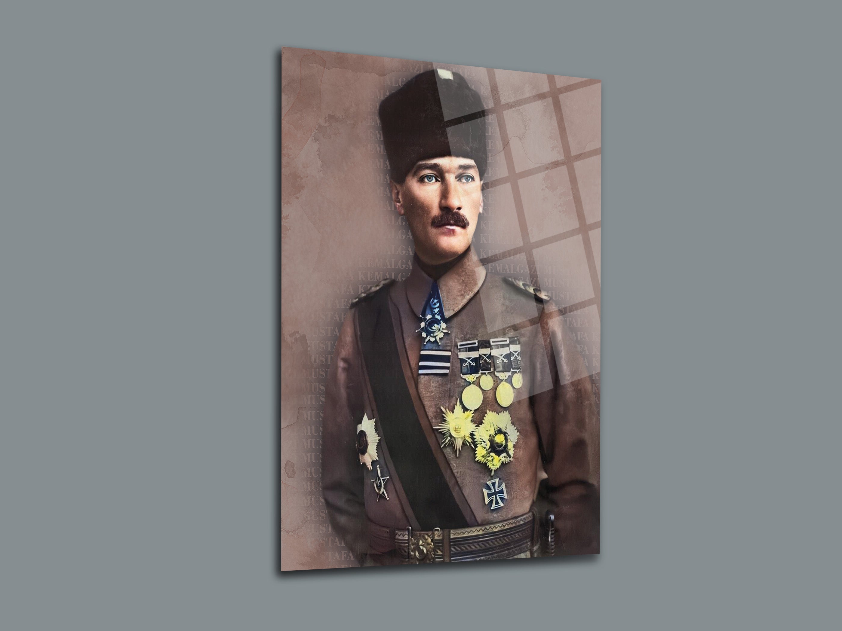 Atatürk Cam Tablo 5