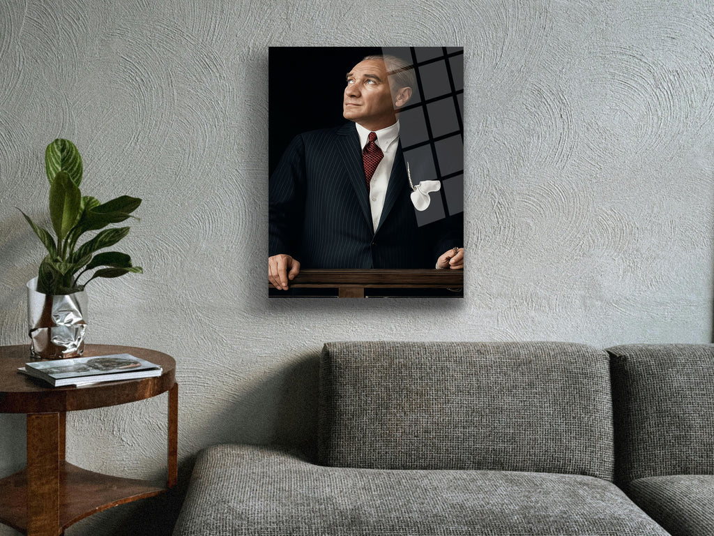 Atatürk Cam Tablo 8