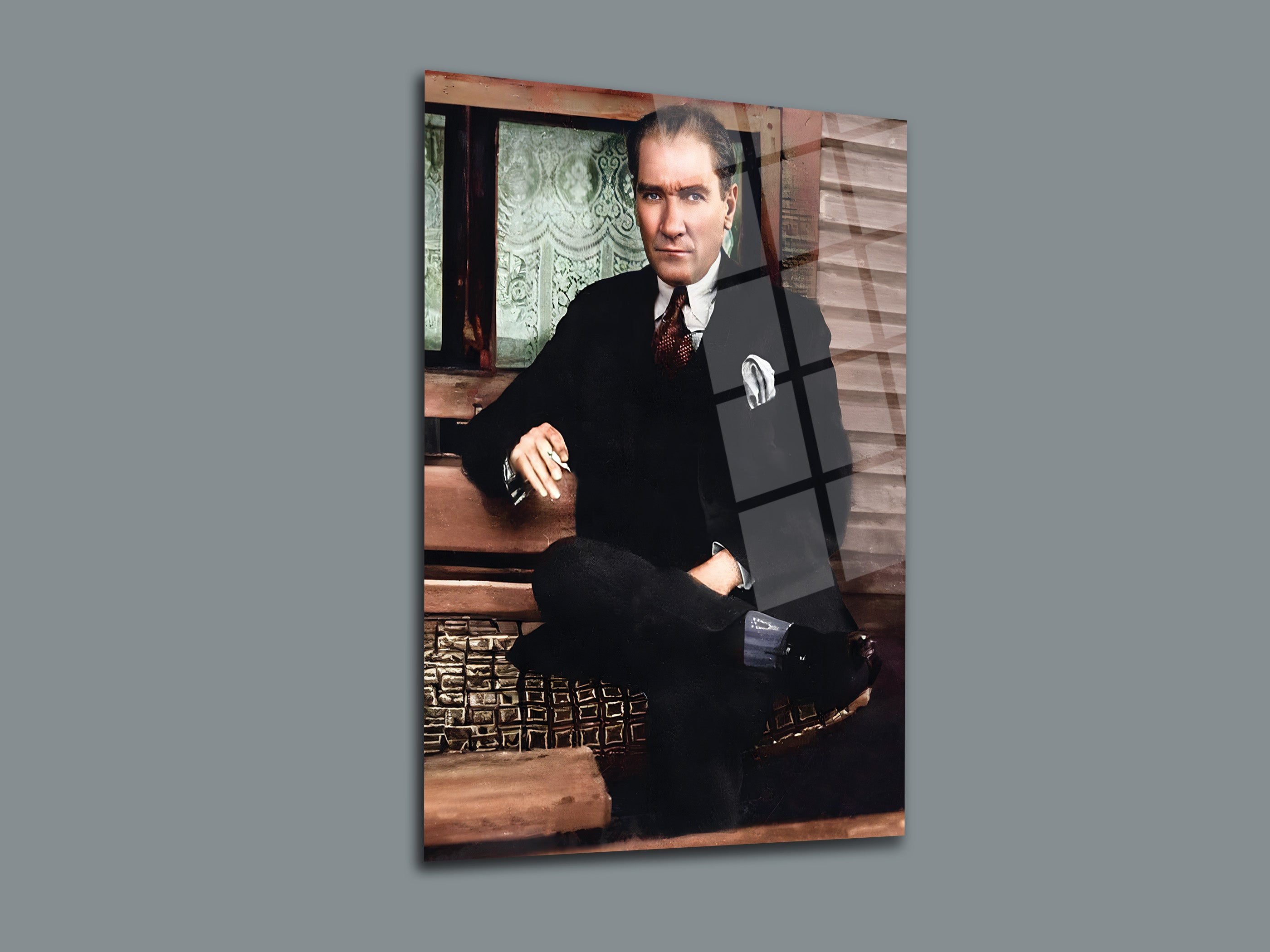 Atatürk Cam Tablo 14