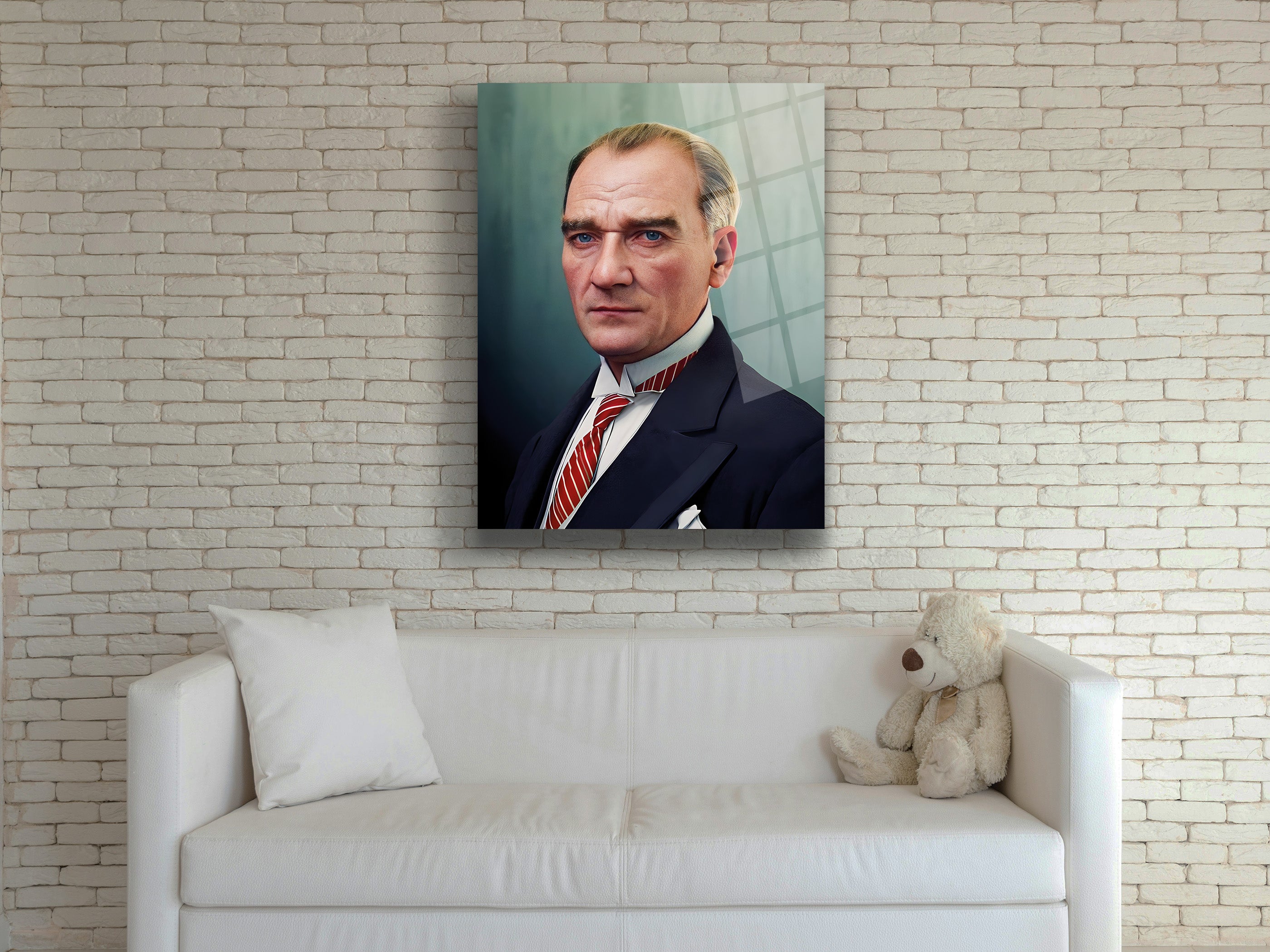 Atatürk Cam Tablo 34