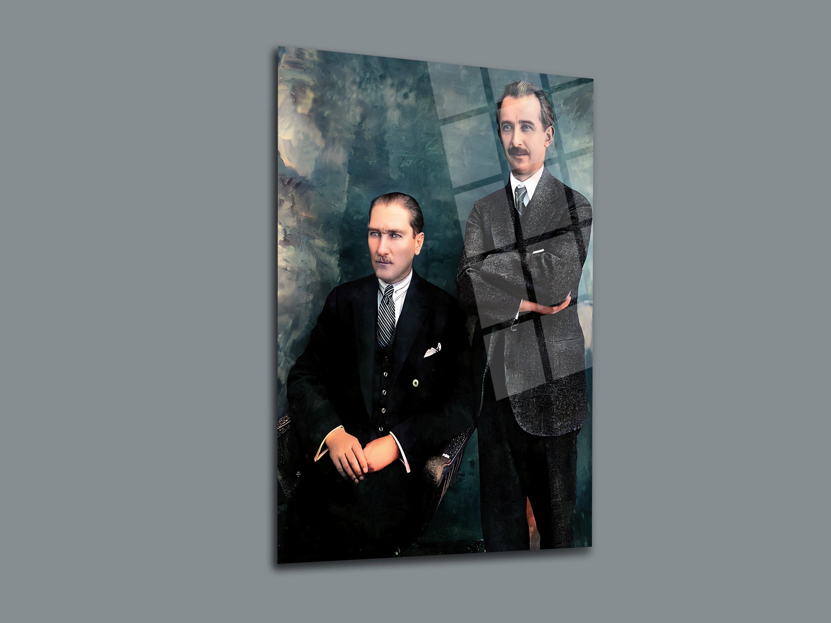 Atatürk Cam Tablo 42
