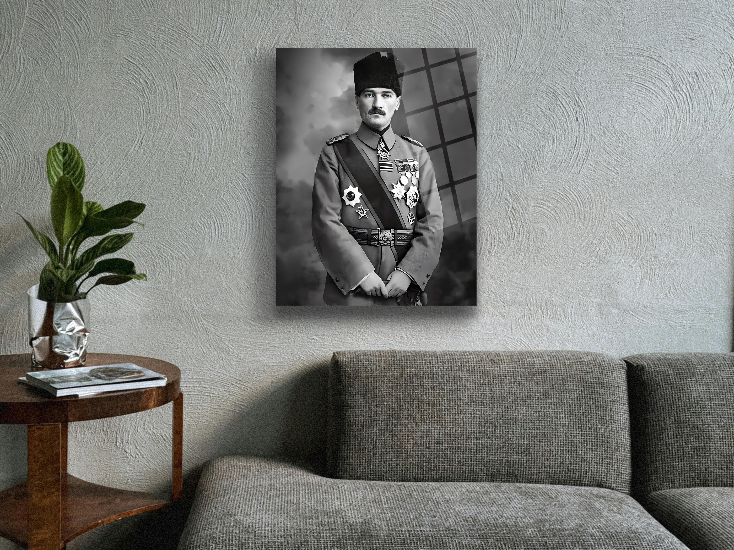 Atatürk Cam Tablo 45