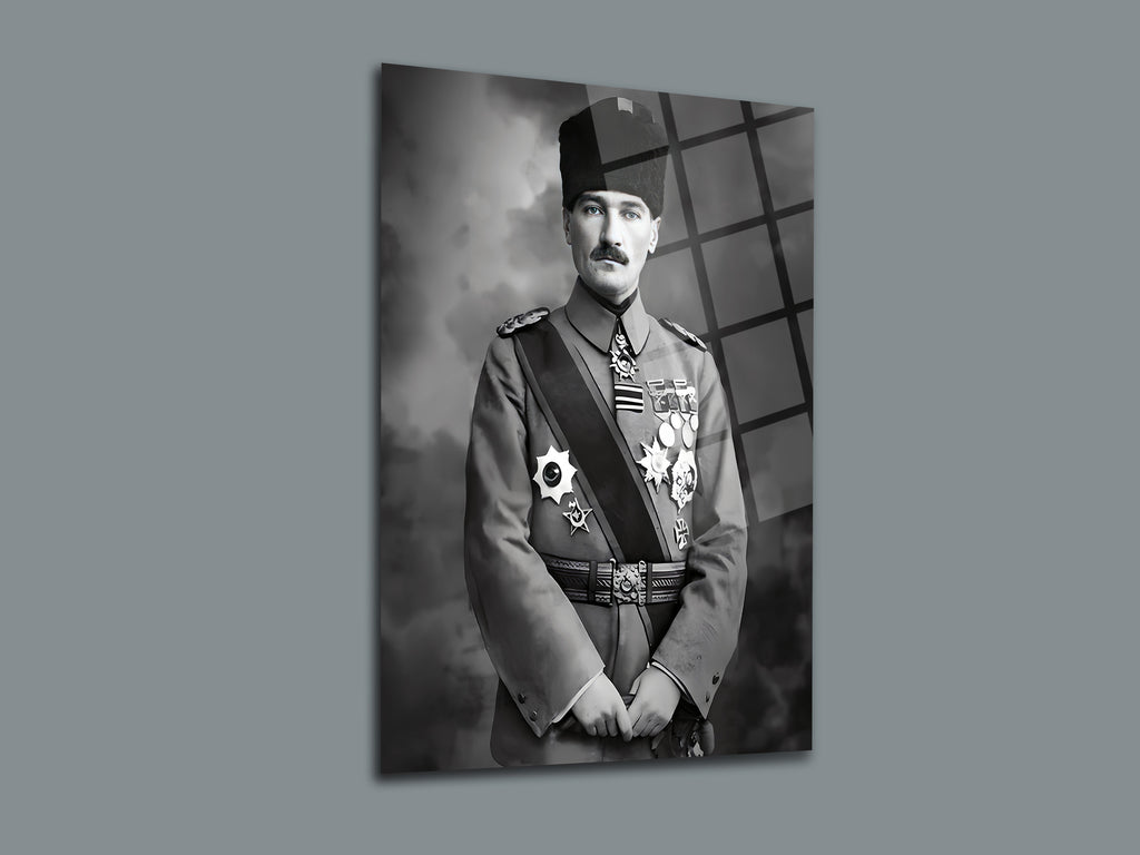 Atatürk Cam Tablo 45
