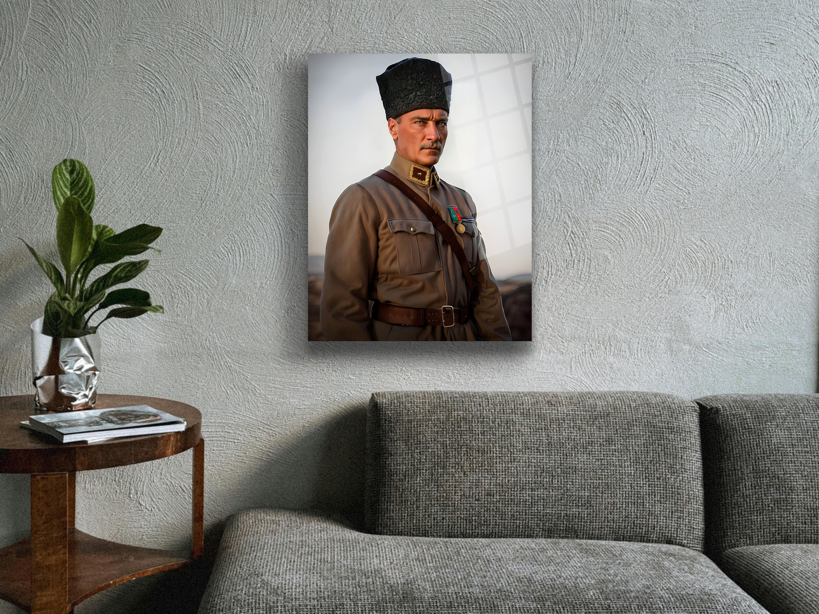 Atatürk Cam Tablo 50