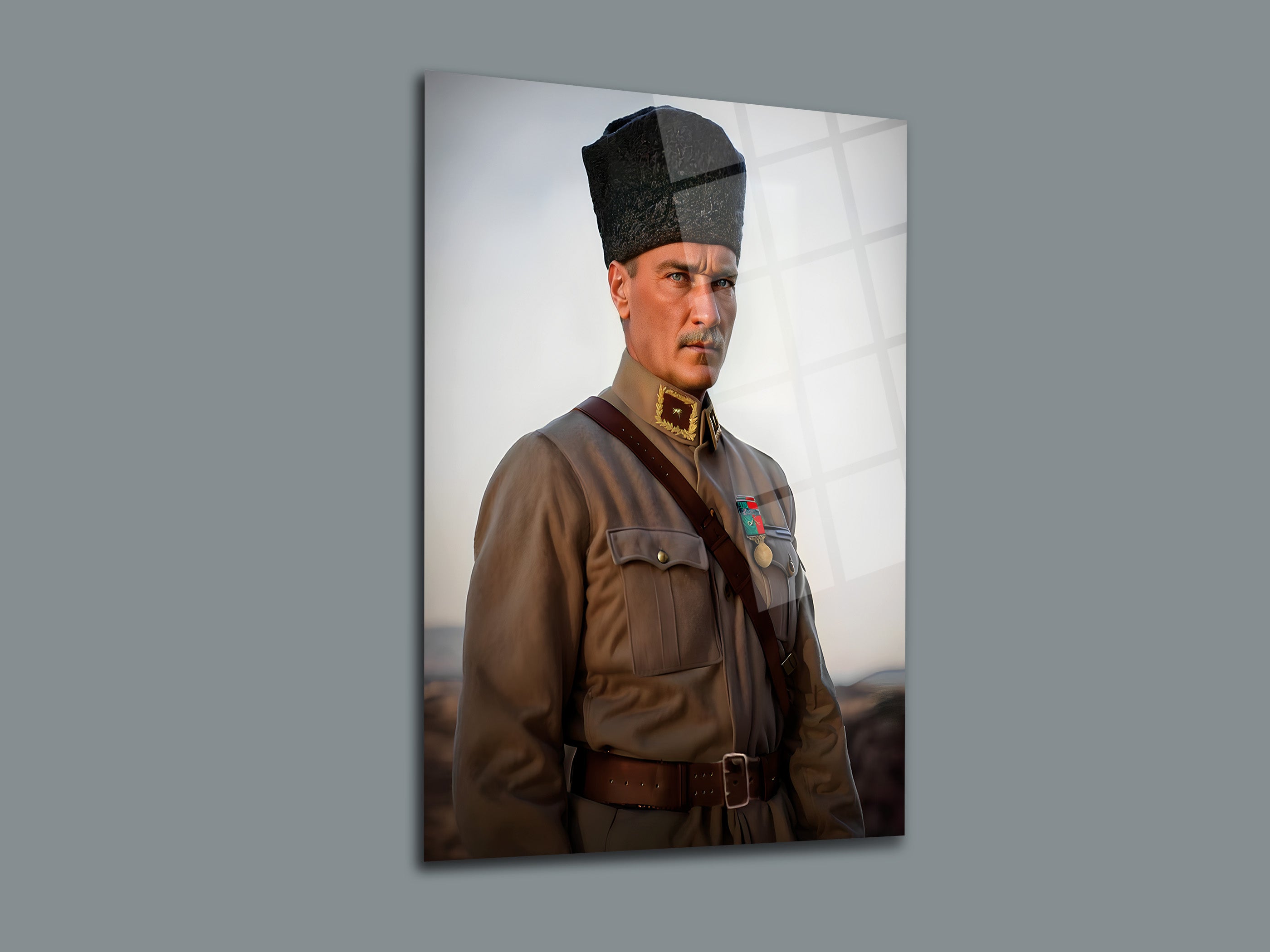 Atatürk Cam Tablo 50