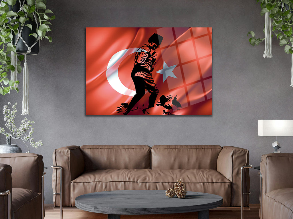 Atatürk Cam Tablo 206