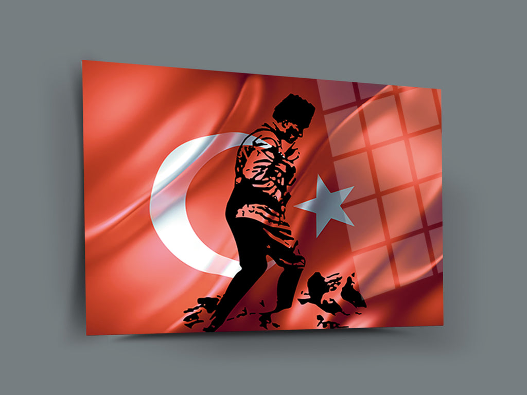 Atatürk Cam Tablo 206