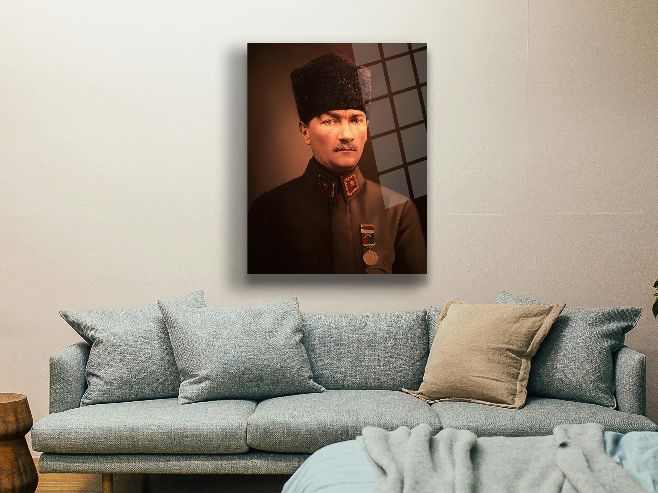 Atatürk Cam Tablo 175