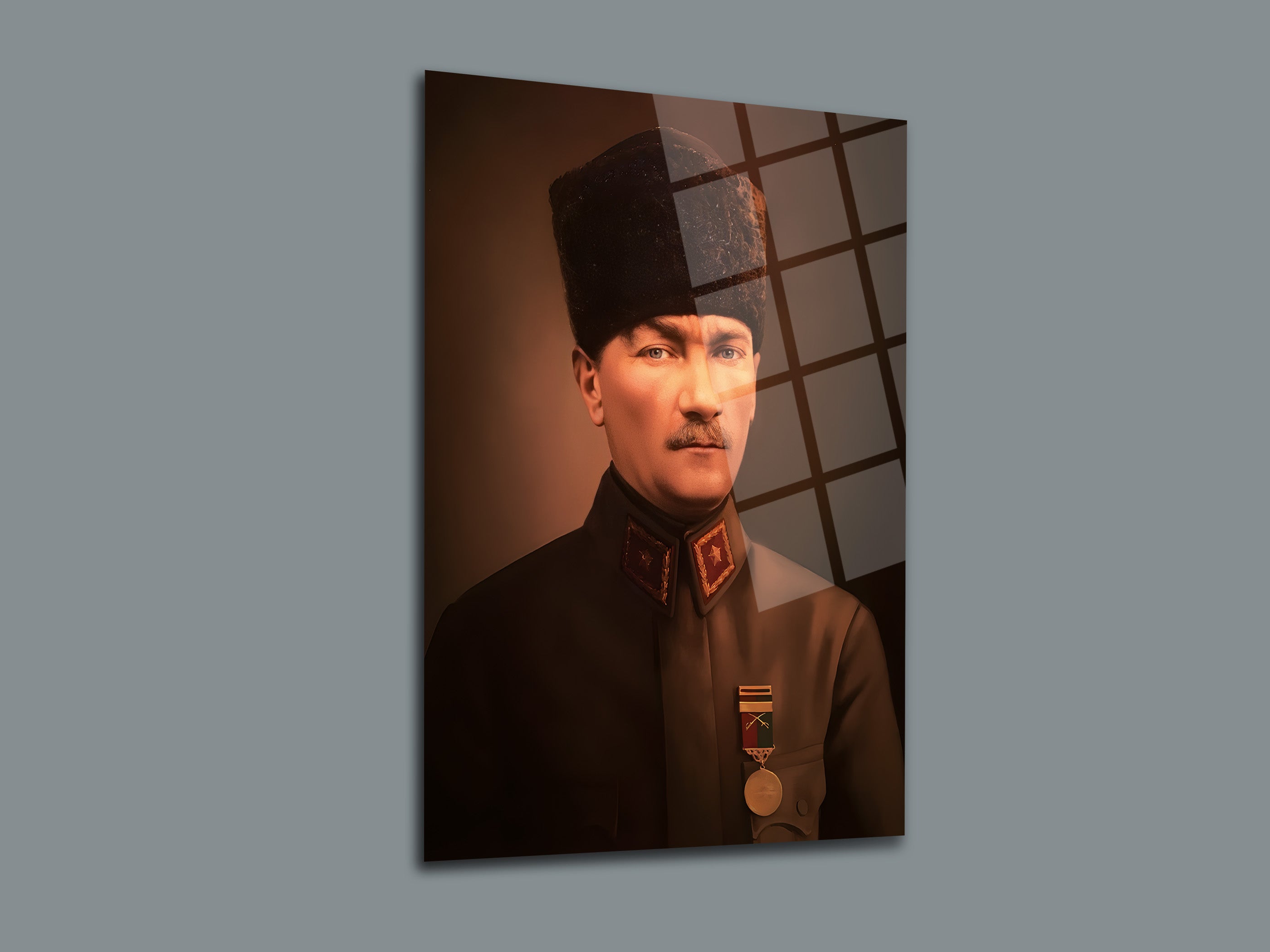 Atatürk Cam Tablo 175