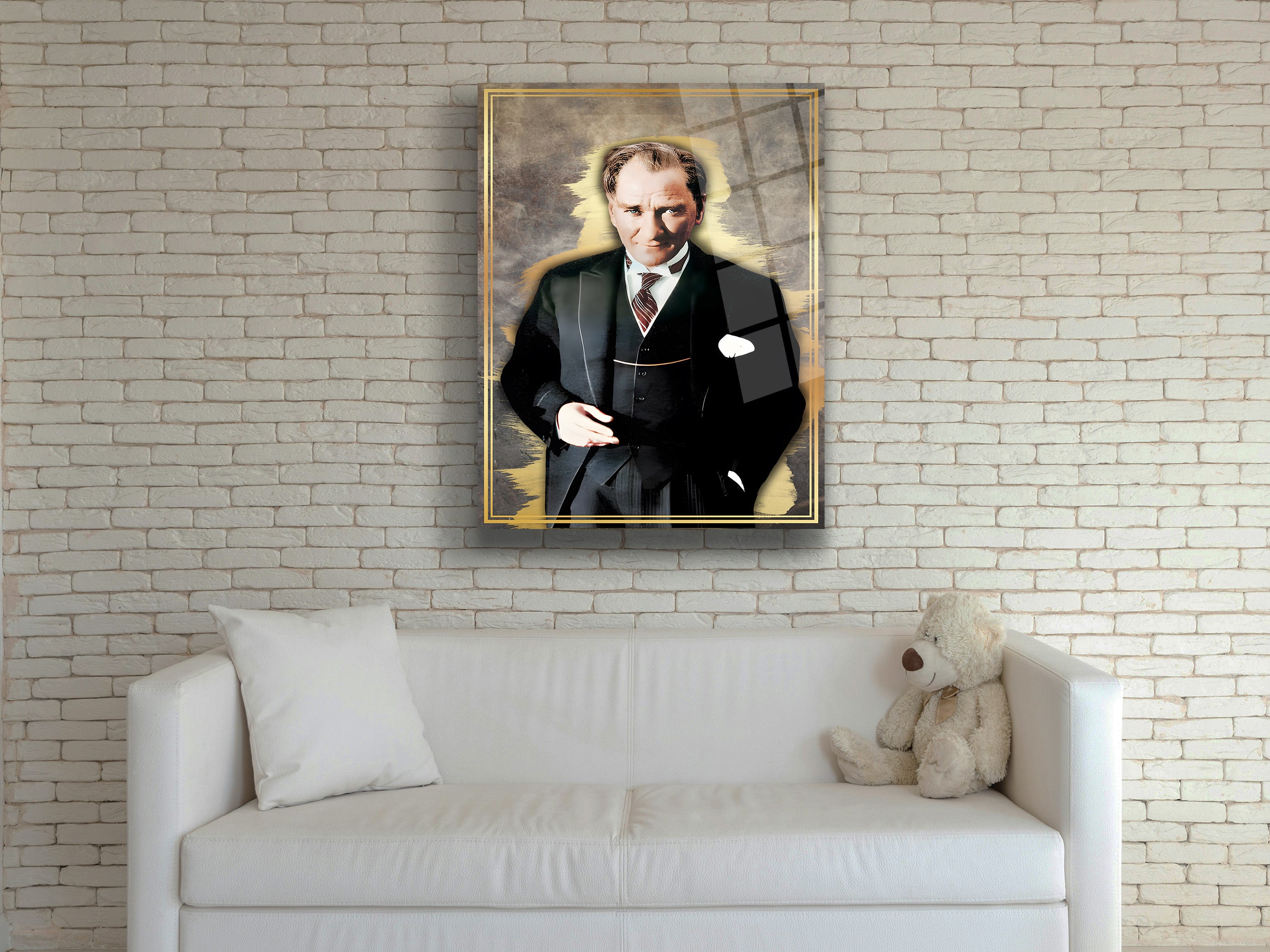 Atatürk Cam Tablo 240