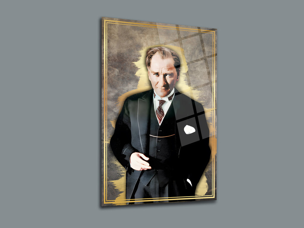 Atatürk Cam Tablo 240