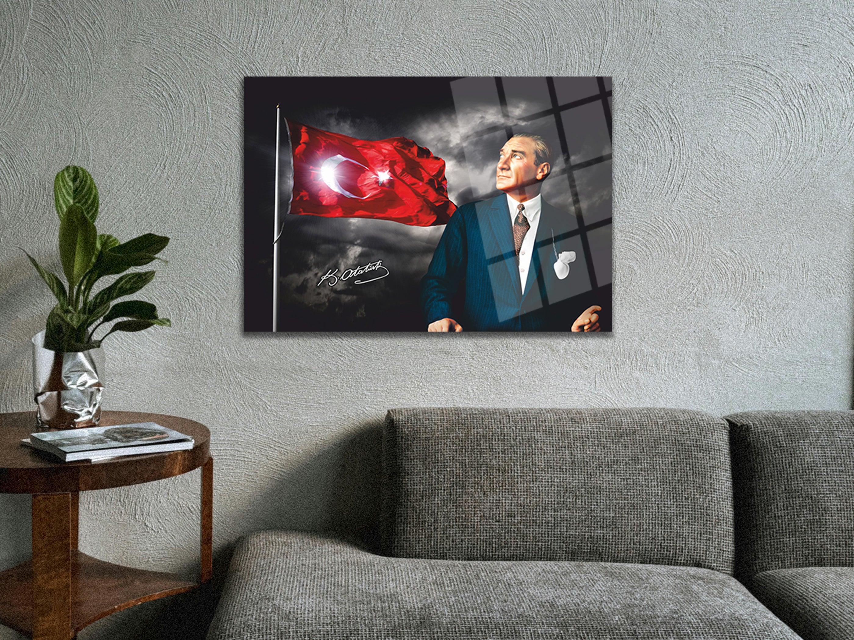 Atatürk Cam Tablo 52