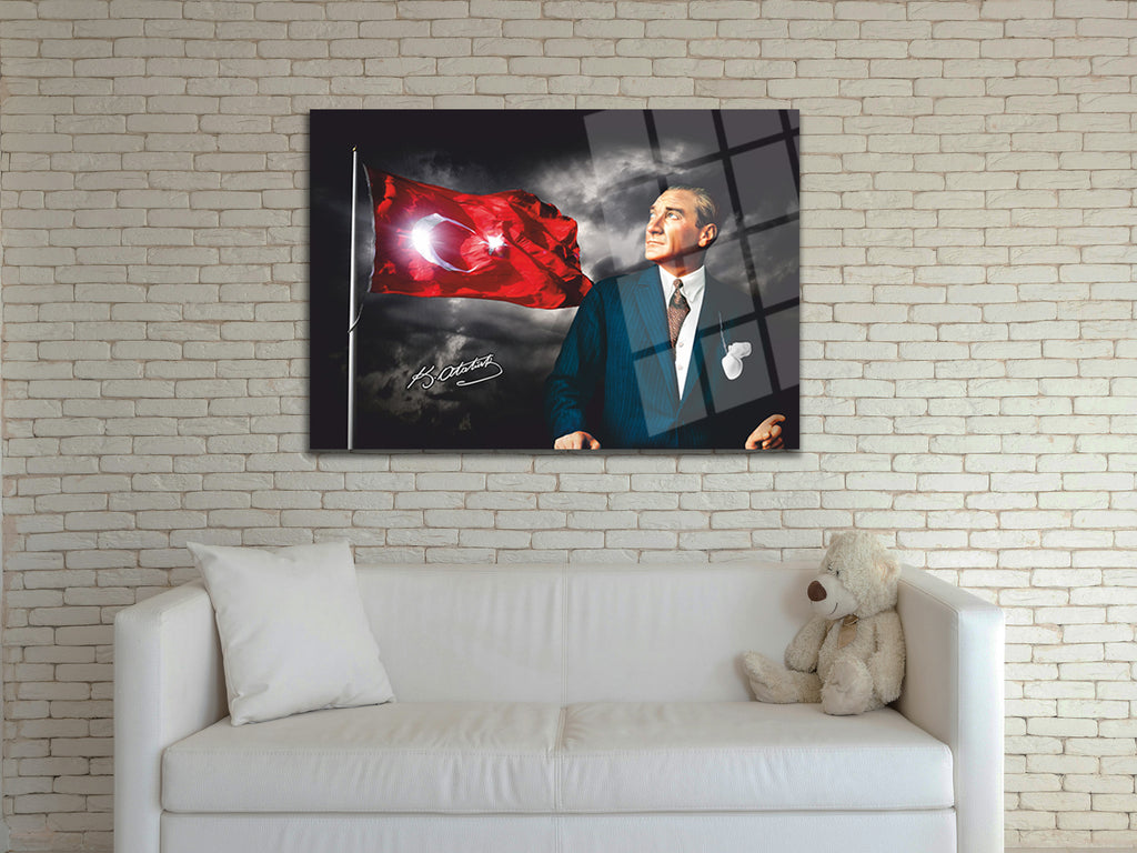 Atatürk Cam Tablo 52