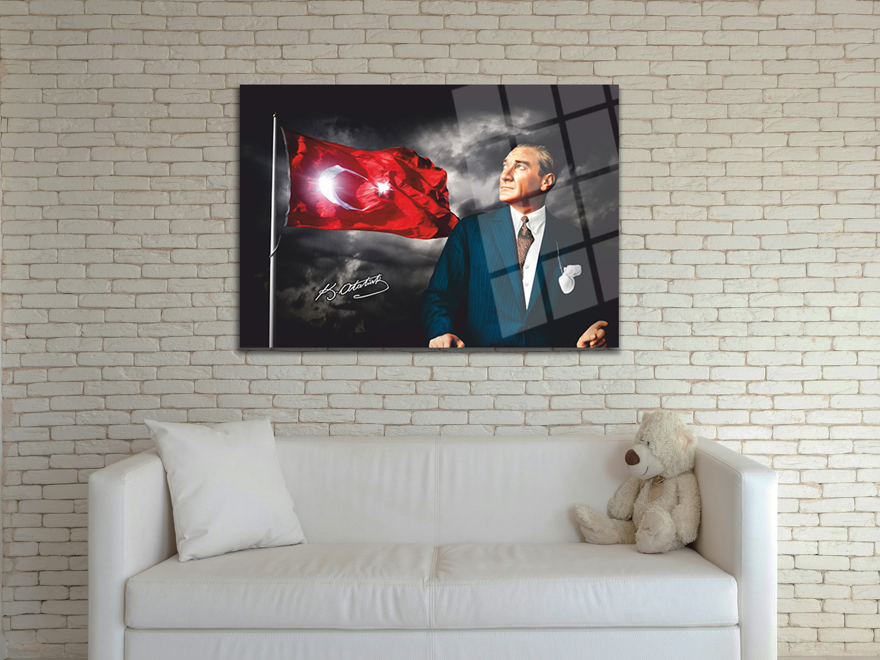 Atatürk Cam Tablo 52